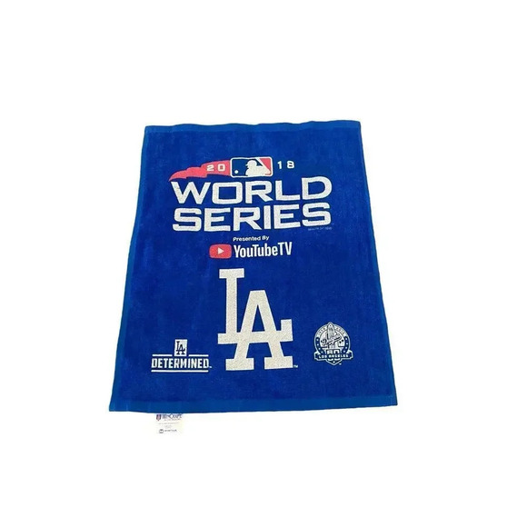 2018 World Series Los Angeles Dodgers Rally Mlb Baseball Sga Promo Hand Towel - Picture 1 of 3